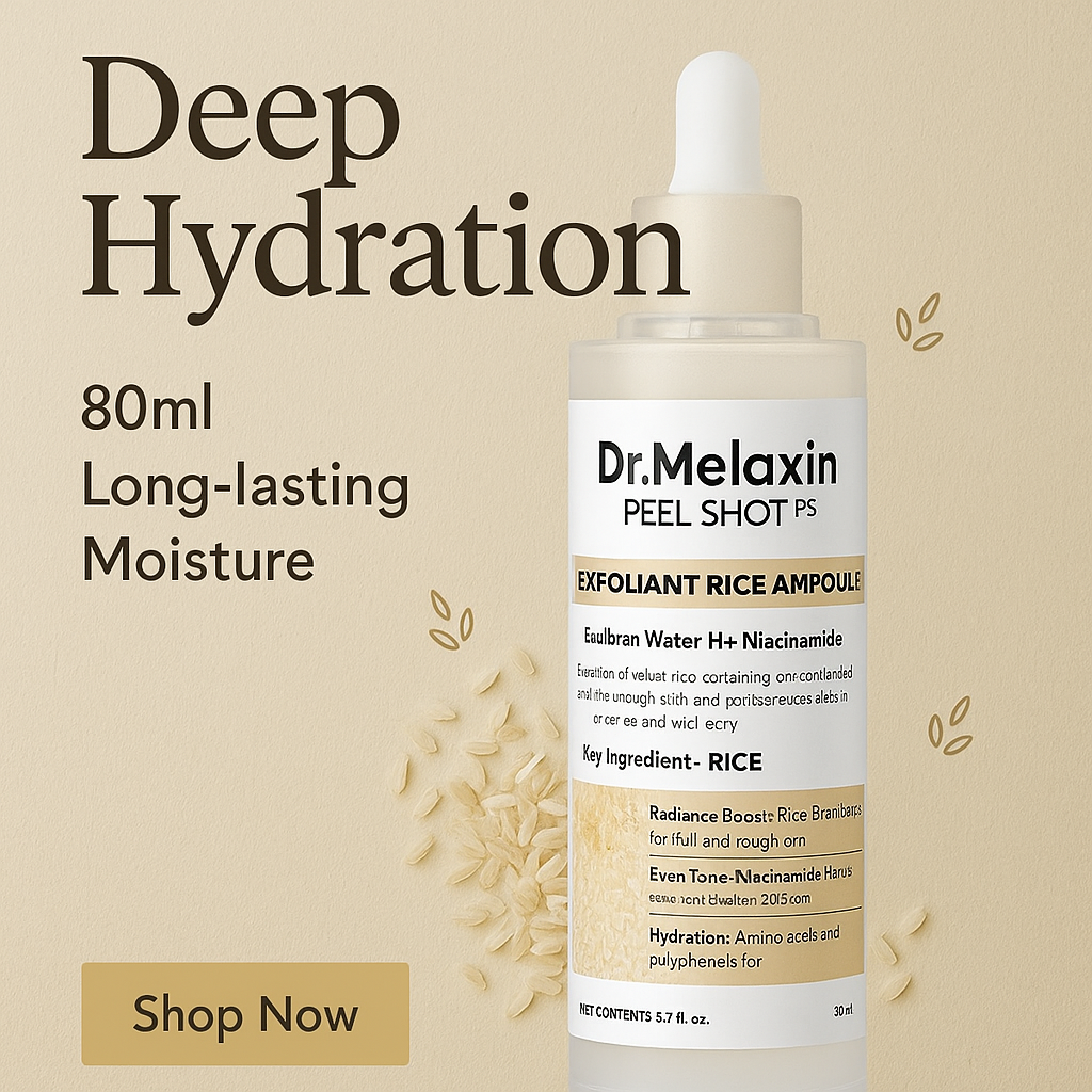 Dr. Melaxin Peel Shot Exfoliant White Rice Ampoule 80ml
