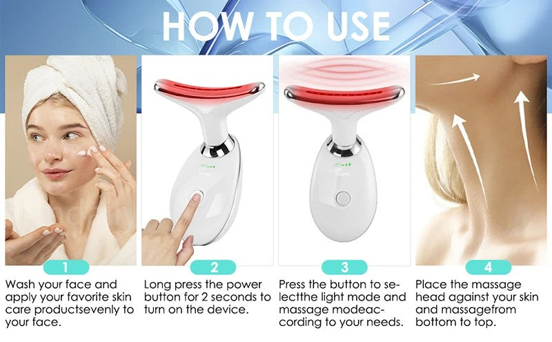 GCS 7 Colors Anti Wrinkle Facial Massager