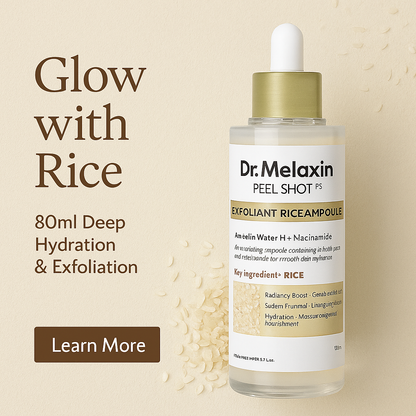 Dr. Melaxin Peel Shot Exfoliant White Rice Ampoule 80ml