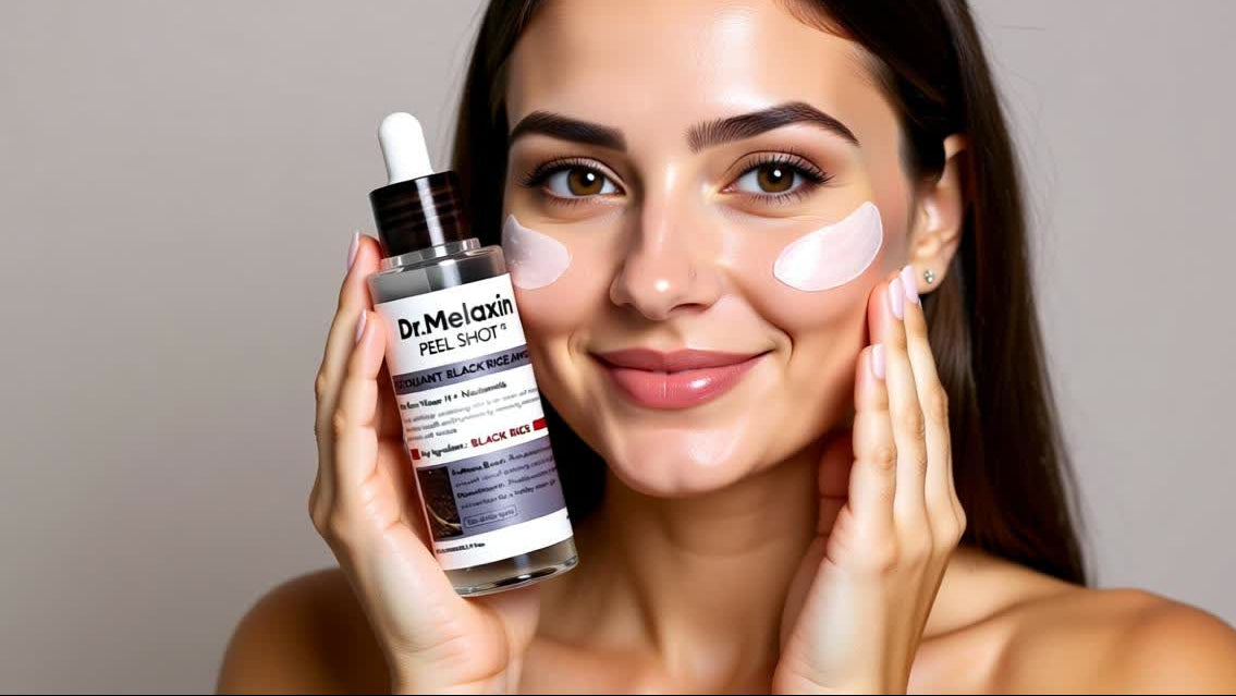 Dr. Melaxin Peel Shot Exfoliant Black Rice Ampoule 80ml