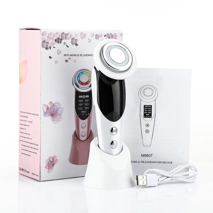 GCS 7 in 1  Microcurrent Skin Rejuvenation LED Facial Massager