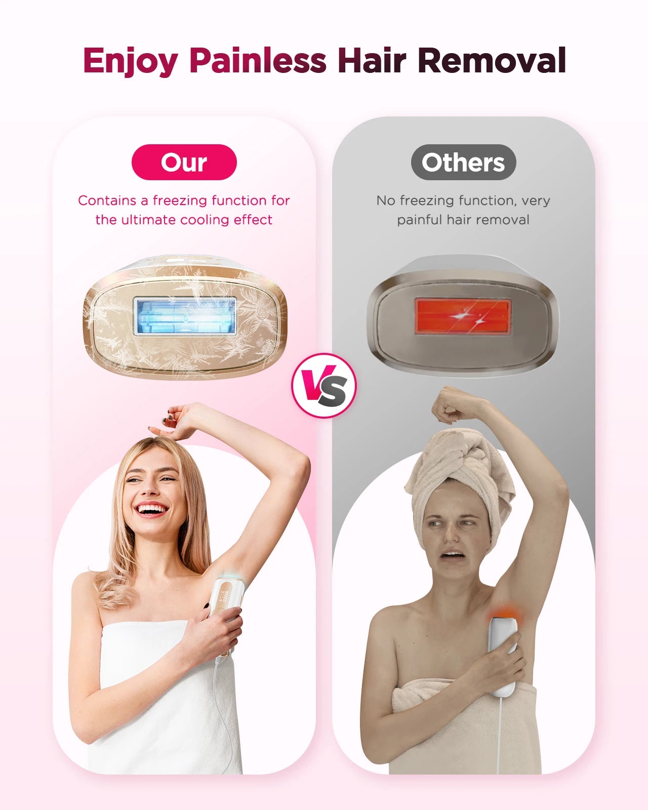 GCS Ice Cooling Laser Hair Removal