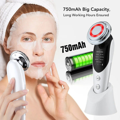GCS 7 in 1  Microcurrent Skin Rejuvenation LED Facial Massager