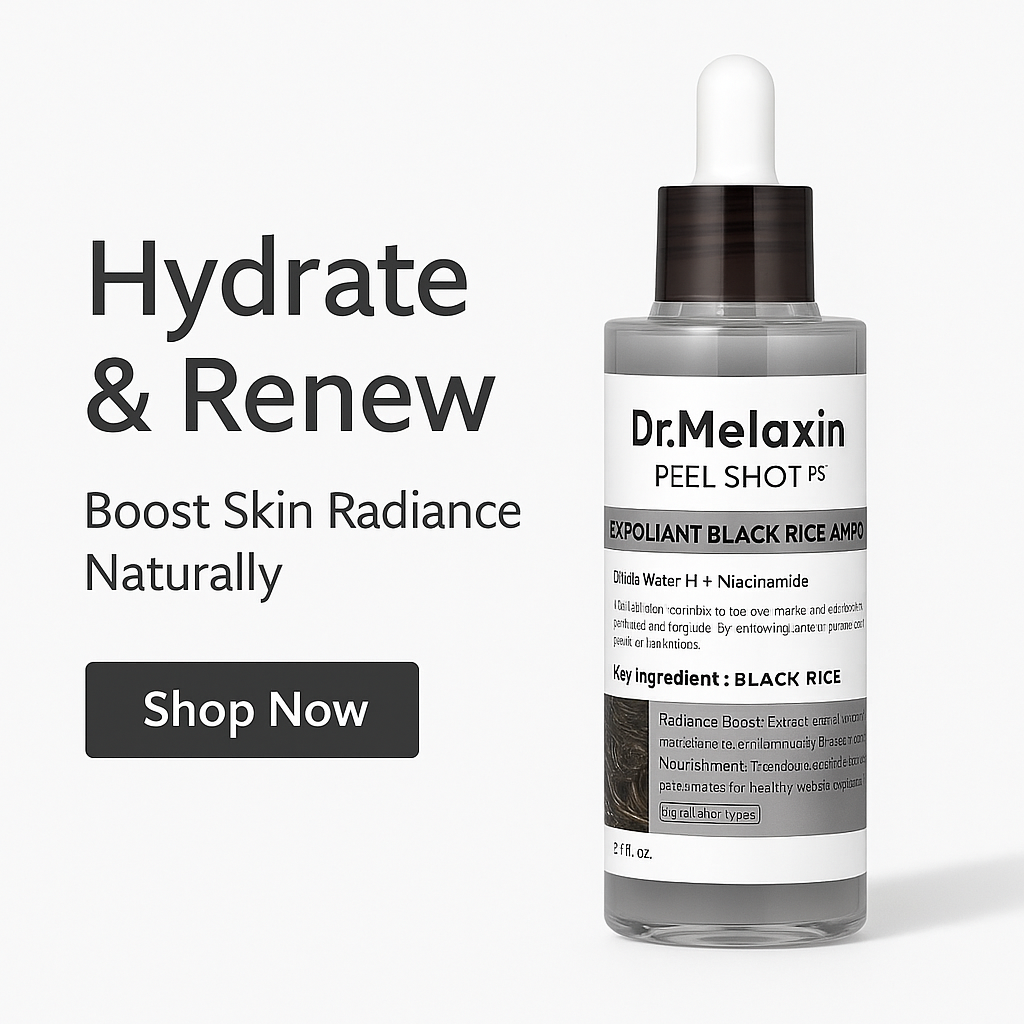 Dr. Melaxin Peel Shot Exfoliant Black Rice Ampoule 80ml